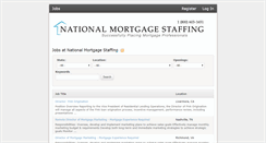 Desktop Screenshot of jobs.nationalmortgagestaffing.com