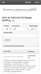 Mobile Screenshot of jobs.nationalmortgagestaffing.com